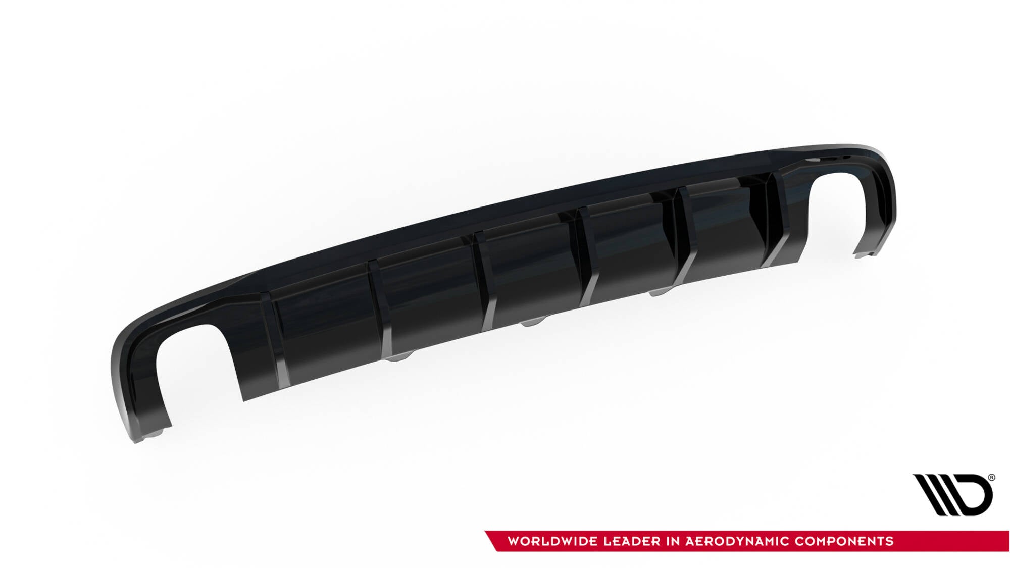 Bagerste Valance Audi A4 B8 ansigtsløftning (version med enkelt udstødninger på begge sider)