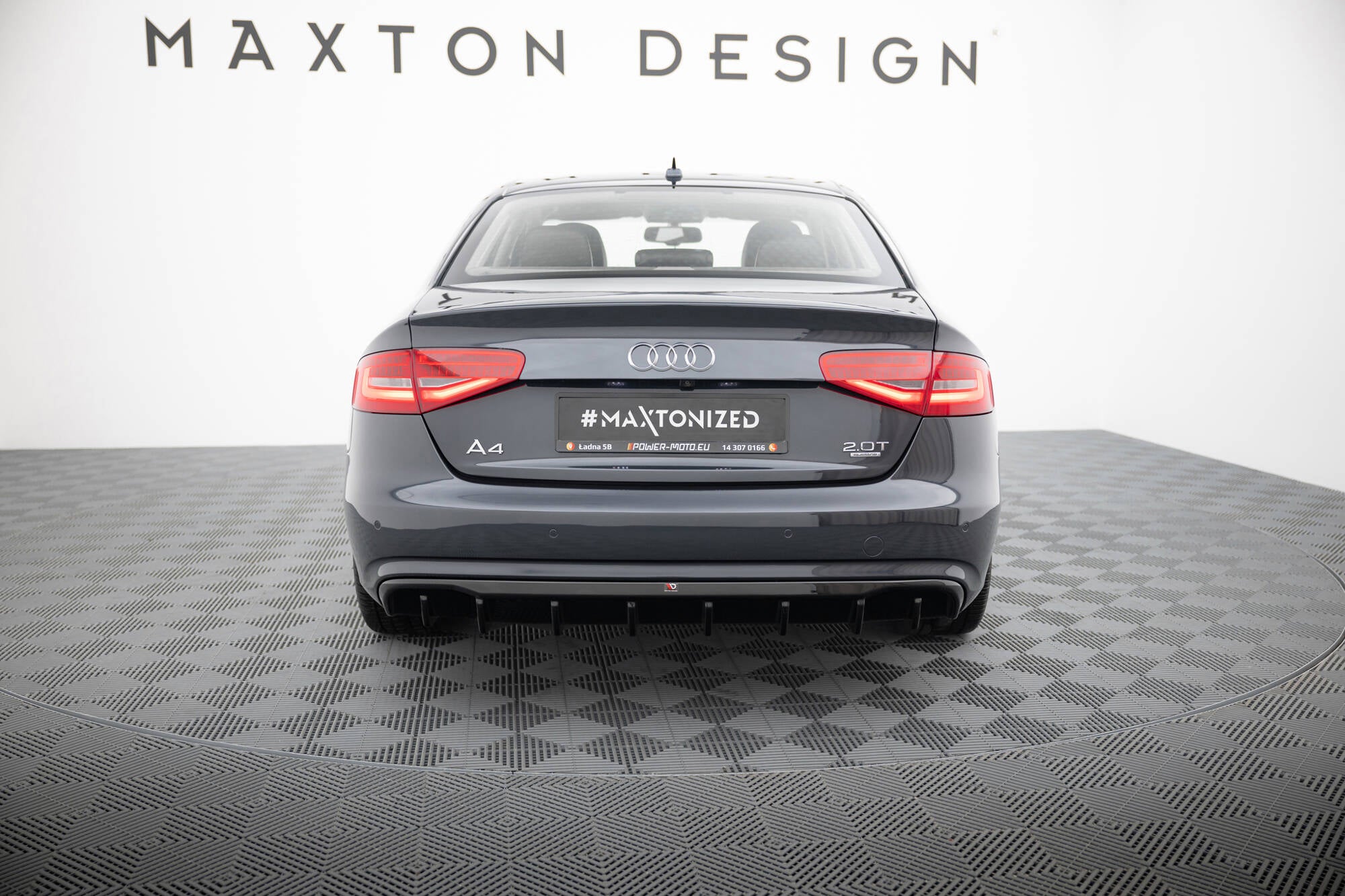Rear valance audi a4 b8 facelift (version without exhausts)