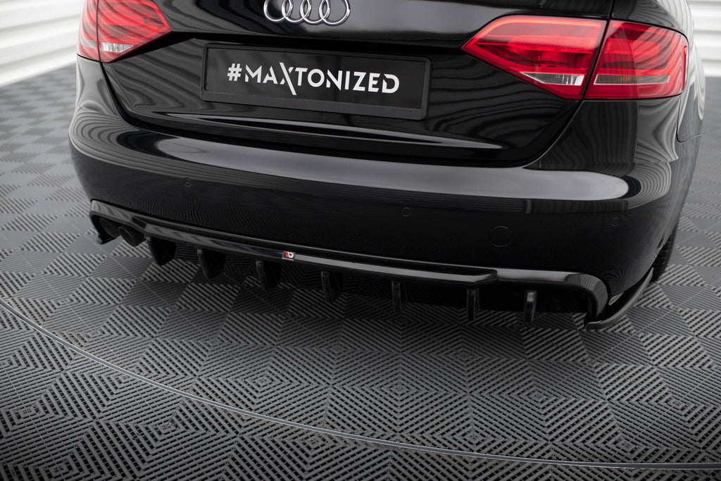 Bagerste Valance Audi A4 B8 (Single Side Dual udstødningsversion)