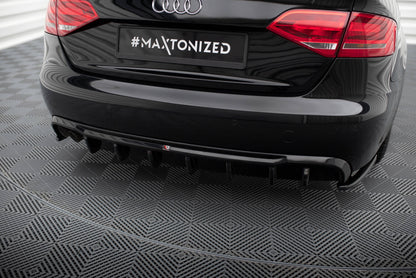 Rear valance audi a4 b8 (single side dual exhaust version)