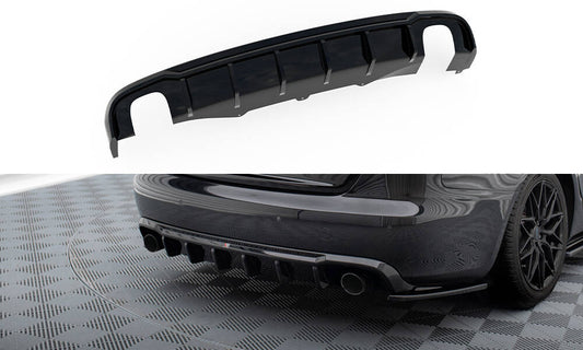 Rear valance audi a4 b8 (version with single exhausts on two sides)