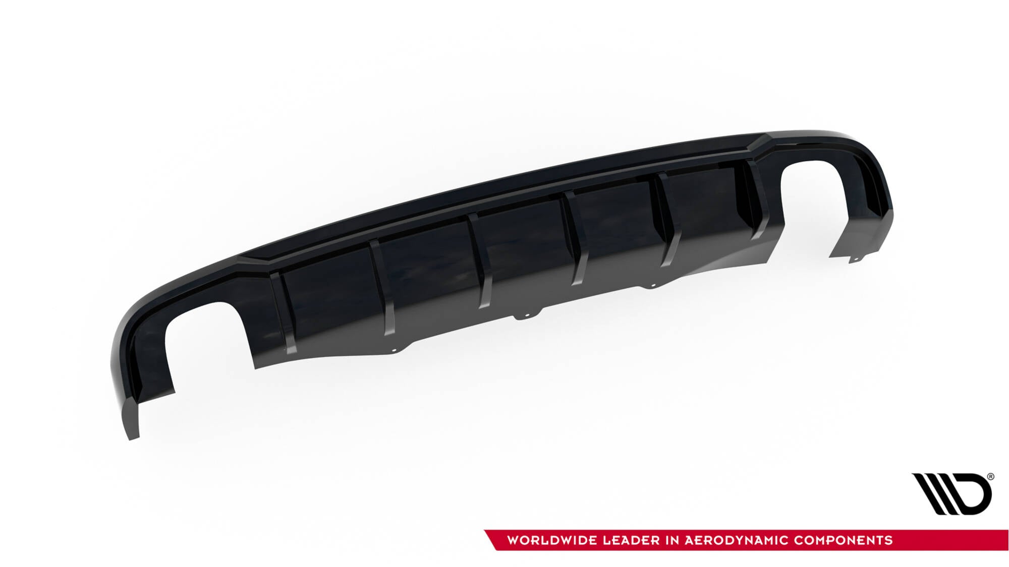 Bagerste valance Audi A4 B8 (version med enkelt udstødninger på to sider)