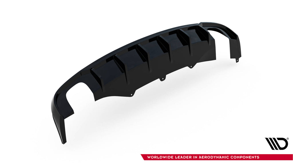 Bagerste valance Audi A4 B8 (version med enkelt udstødninger på to sider)