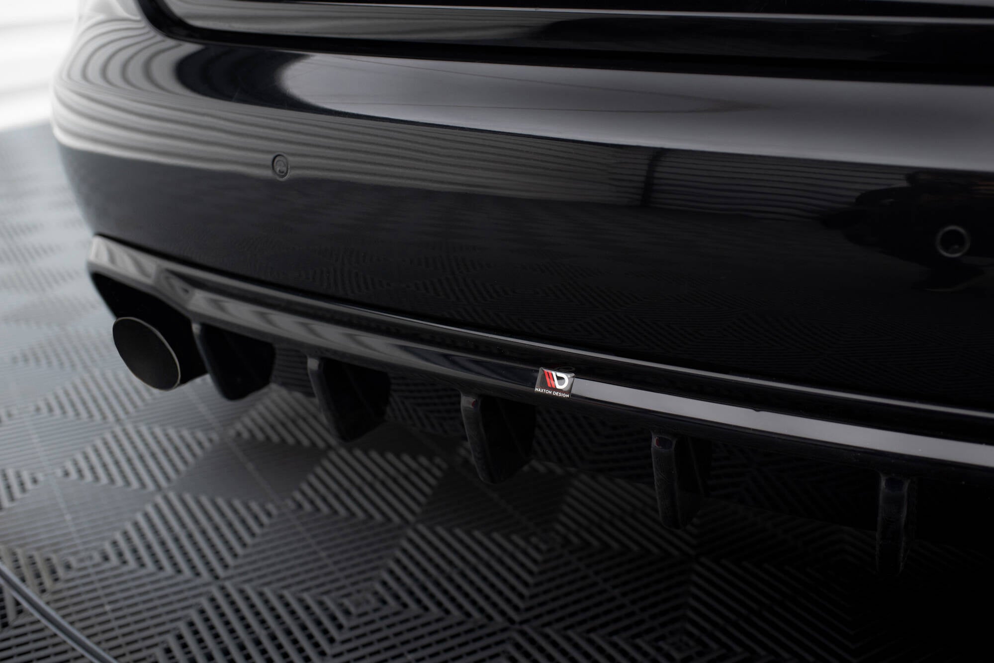 Bagerste valance Audi A4 B8 (version med enkelt udstødninger på to sider)
