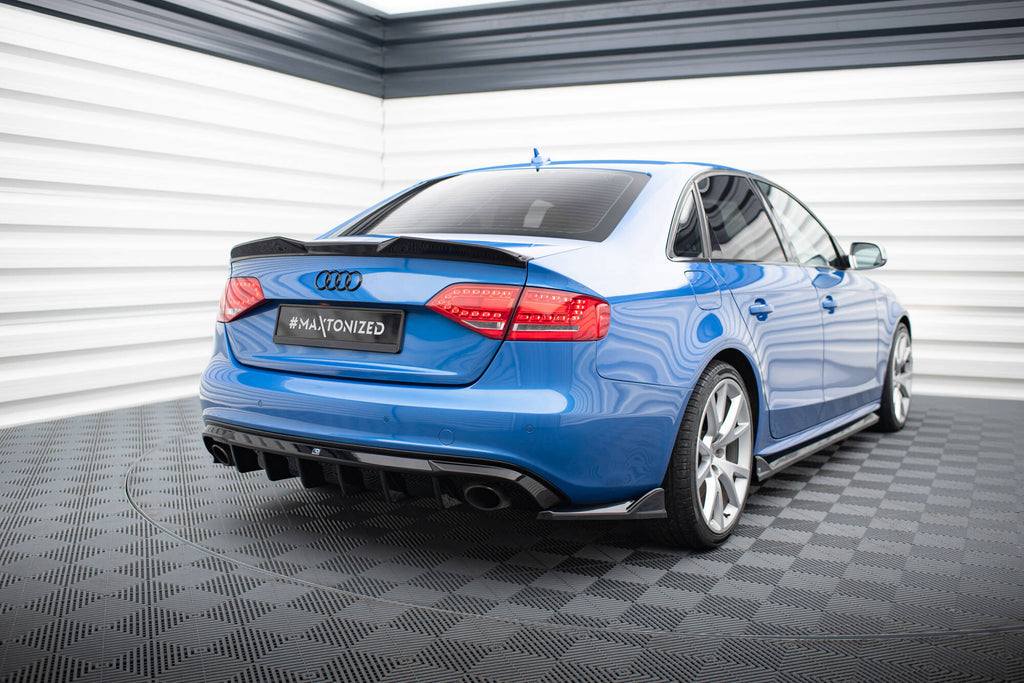 Bagerste Valance Audi A4 S-line sedan / avant B8 (version med enkelt udstødningstips på begge sider)