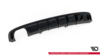 Rear valance audi a4 s-line b9 (version with dual exhaust tips on one side)