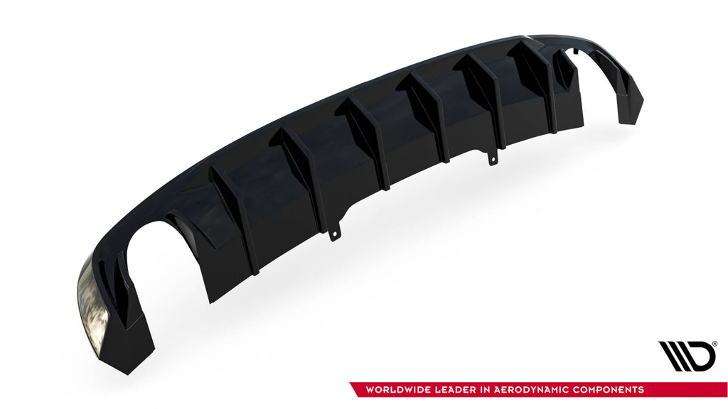 Bagerste Valance Audi A4 S-Line B9 (version med enkelt udstødningstips på begge sider)