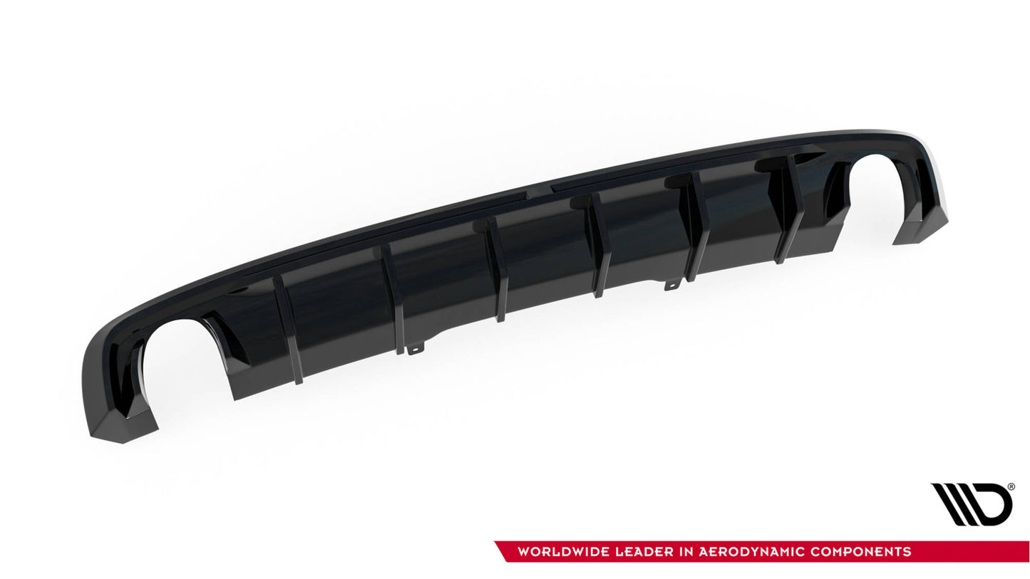 Rear valance audi a4 s-line b9 (version with single exhaust tips on both sides)