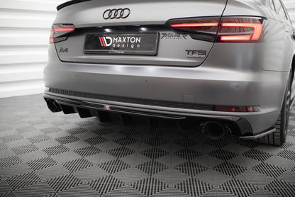 Rear valance audi a4 s-line b9 (version with single exhaust tips on both sides)