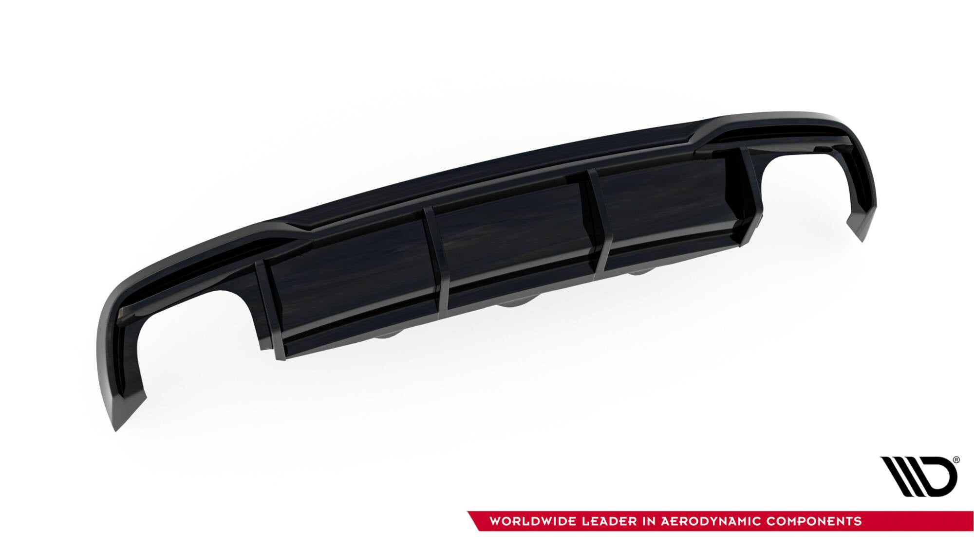 Rear valance audi a5 8t facelift (version with dual exhausts on both sides)