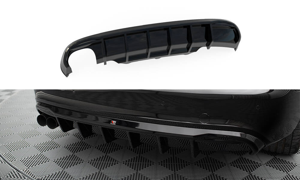 Bagerste Valance Audi A5 Coupe / Cabrio S-Line 8T (enkelt side dobbelt udstødningsversion)