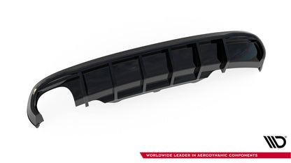 Bagerste Valance Audi A5 Coupe / Cabrio S-Line 8T (enkelt side dobbelt udstødningsversion)