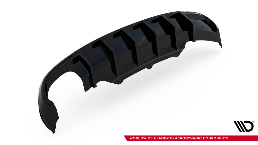 Bagerste Valance Audi A5 Coupe / Cabrio S-Line 8T (enkelt side dobbelt udstødningsversion)