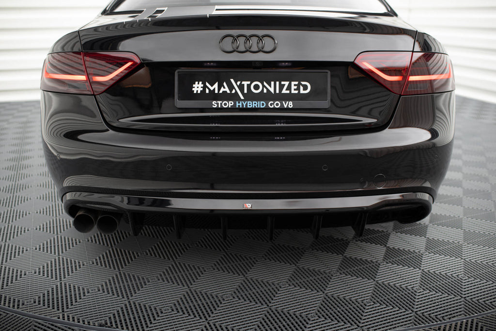 Bagerste Valance Audi A5 Coupe / Cabrio S-Line 8T (enkelt side dobbelt udstødningsversion)