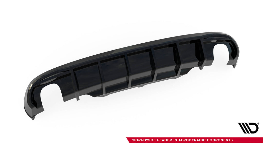 Real Valance Audi A5 Coupe / Cabrio S-Line 8T (version med enkelt udstødninger på begge sider)