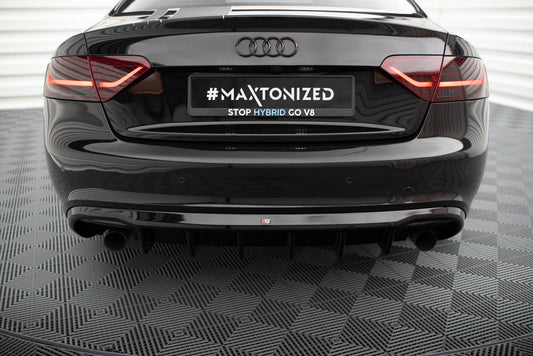 Rear valance audi a5 coupe / cabrio s-line 8t (version with single exhausts on both sides)