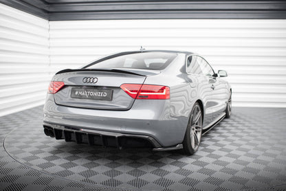 Rear valance audi a5 s-line coupe / sportback 8t facelift (single side dual exhaust version)