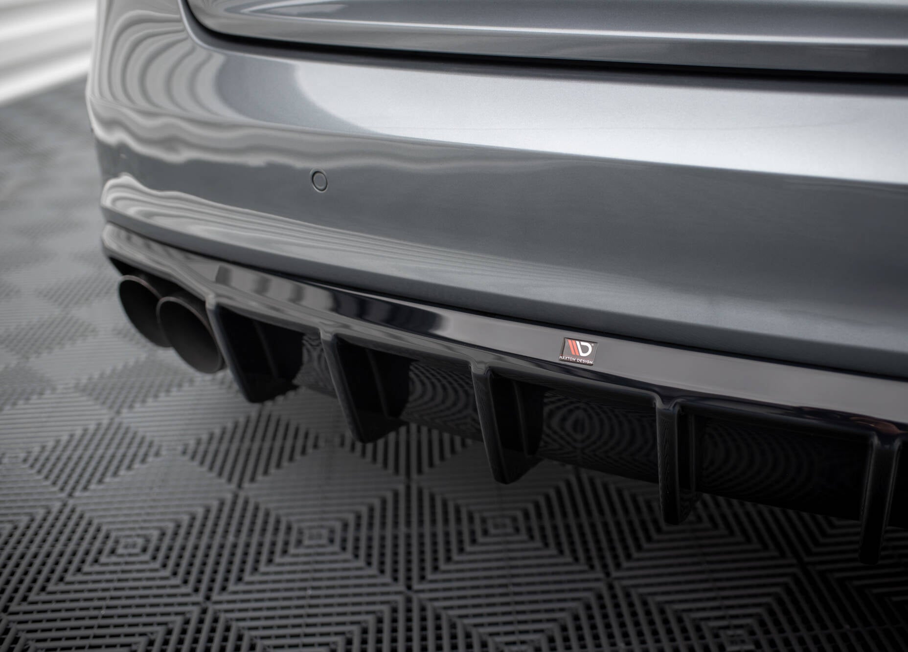 Rear valance audi a5 s-line coupe / sportback 8t facelift (single side dual exhaust version)