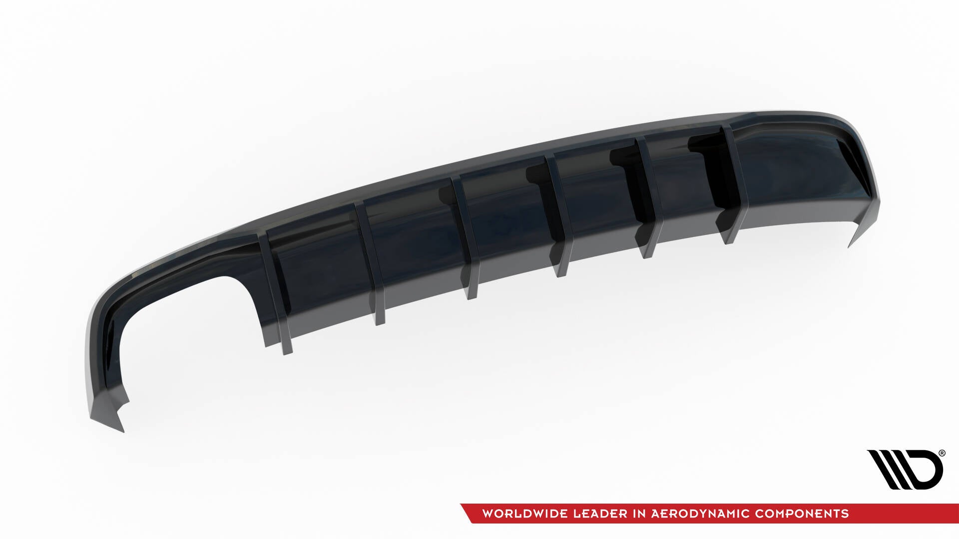 Rear valance audi a5 s-line coupe / sportback 8t facelift (single side dual exhaust version)