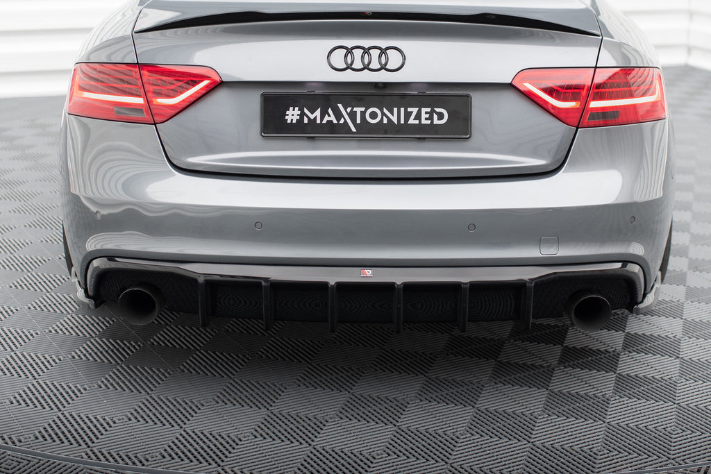 Bagerste Valance Audi A5 S-Line Coupe / Sportback 8t ansigtsløftning (version med enkelt udstødninger på begge sider)
