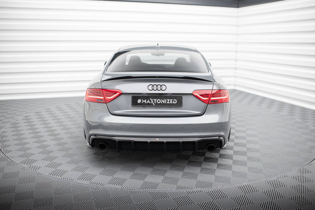 Bagerste Valance Audi A5 S-Line Coupe / Sportback 8t ansigtsløftning (version med enkelt udstødninger på begge sider)