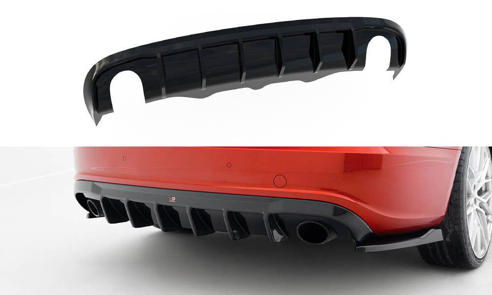 Rear valance audi a5 s-line sportback 8t (version with single exhaust tips on both sides)