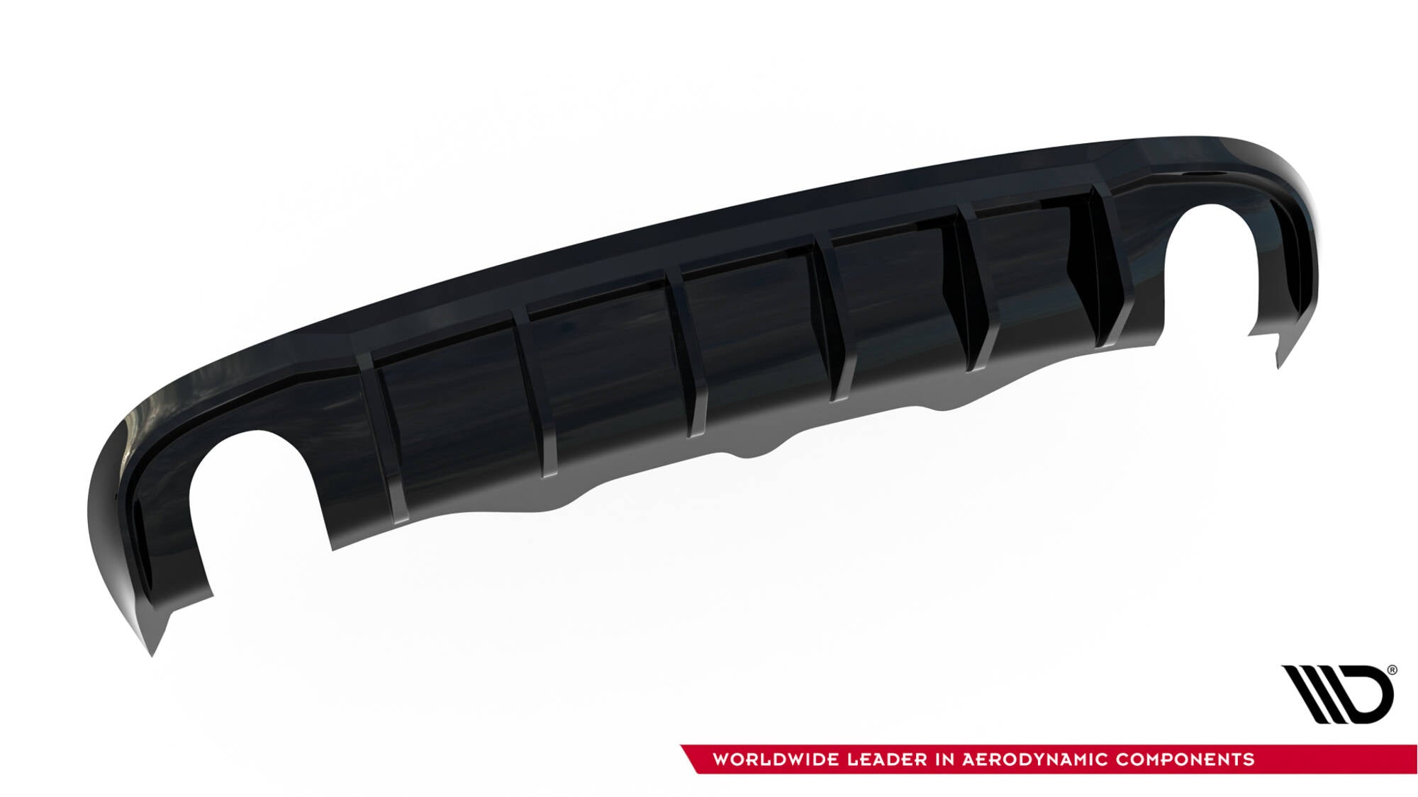 Rear valance audi a5 s-line sportback 8t (version with single exhaust tips on both sides)