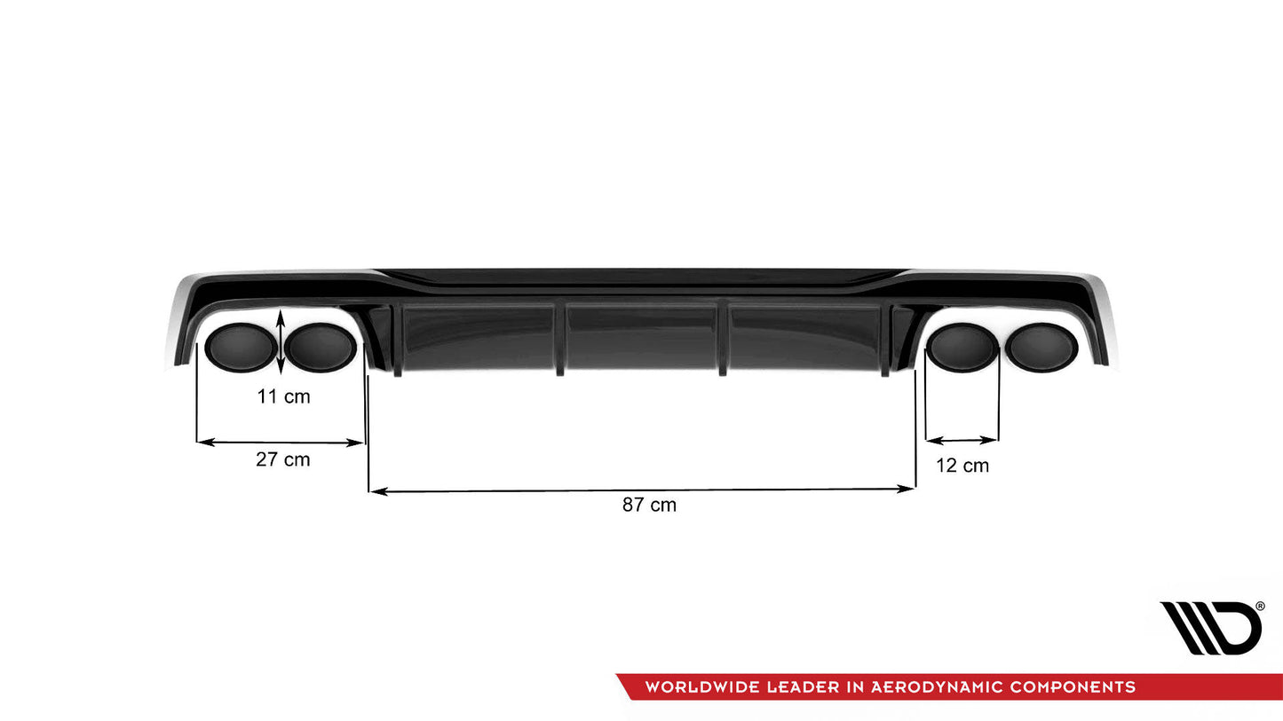 Bagerste Valance Audi A6 S-Line / S6 C8 / C8 ansigtsløftning
