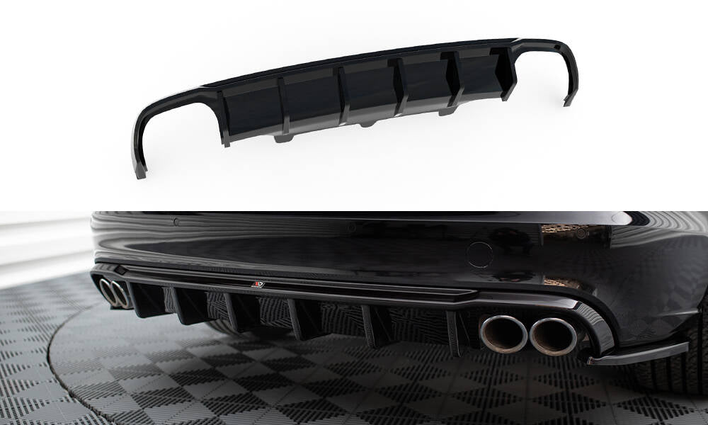 Bagerste valance Audi A6 derefter / avant C7 (version med dobbelt udstødninger på begge sider)