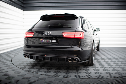 Rear valance audi a6 sedan / avant c7 (version with dual exhausts on both sides)