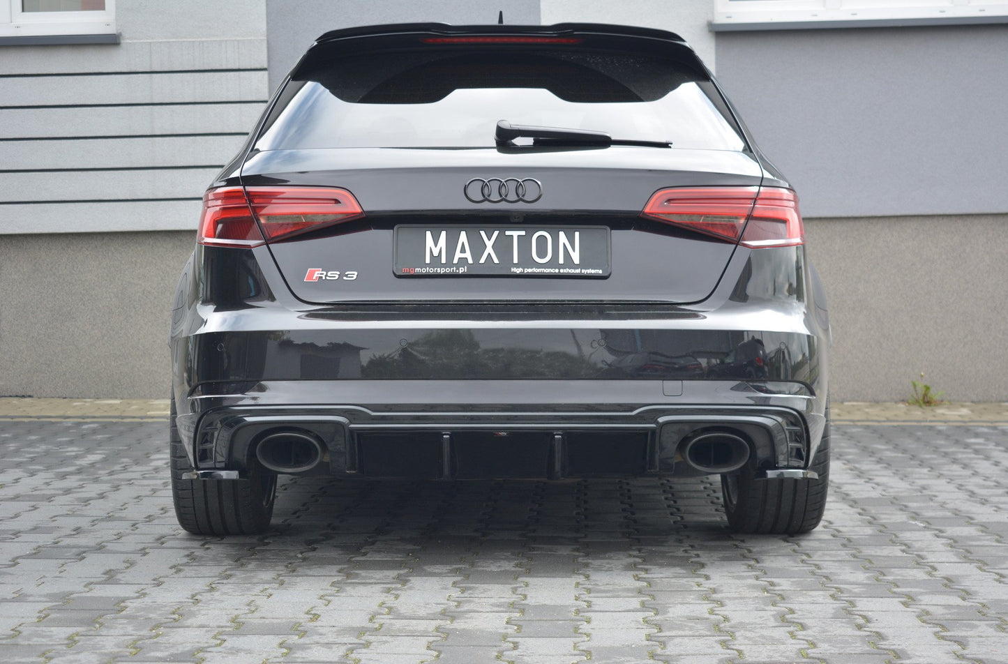Rear valance audi rs3 8v fl sportback