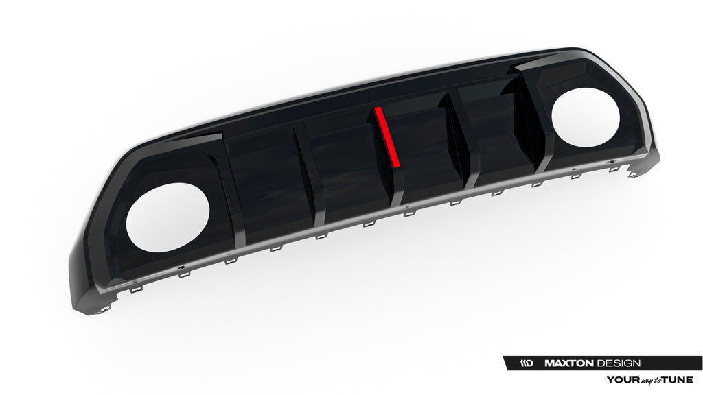 Rear valance audi rs3 8y sportback 8y facelift (version with original reflector)