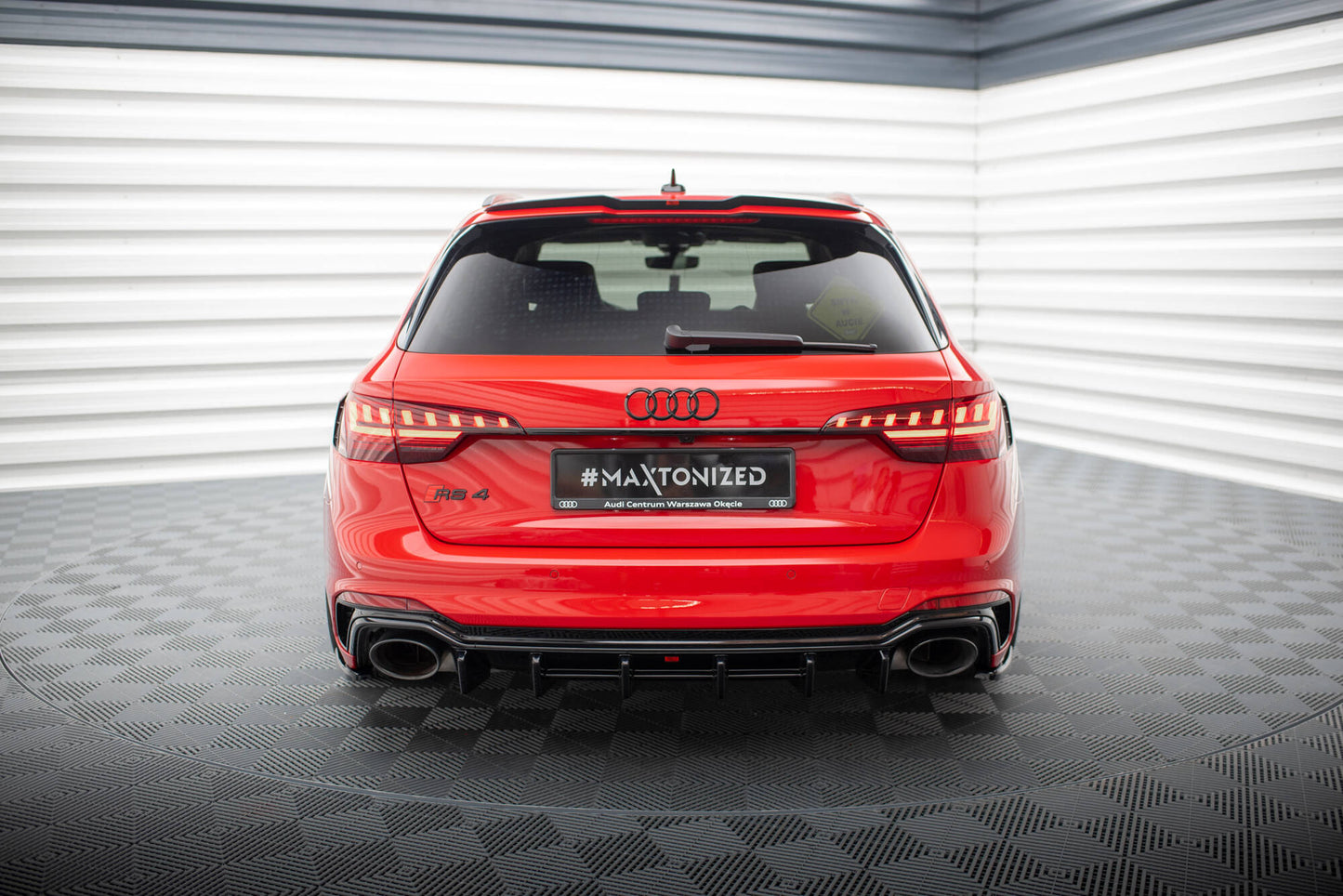 Rear valance audi rs4 b9 / b9 facelift