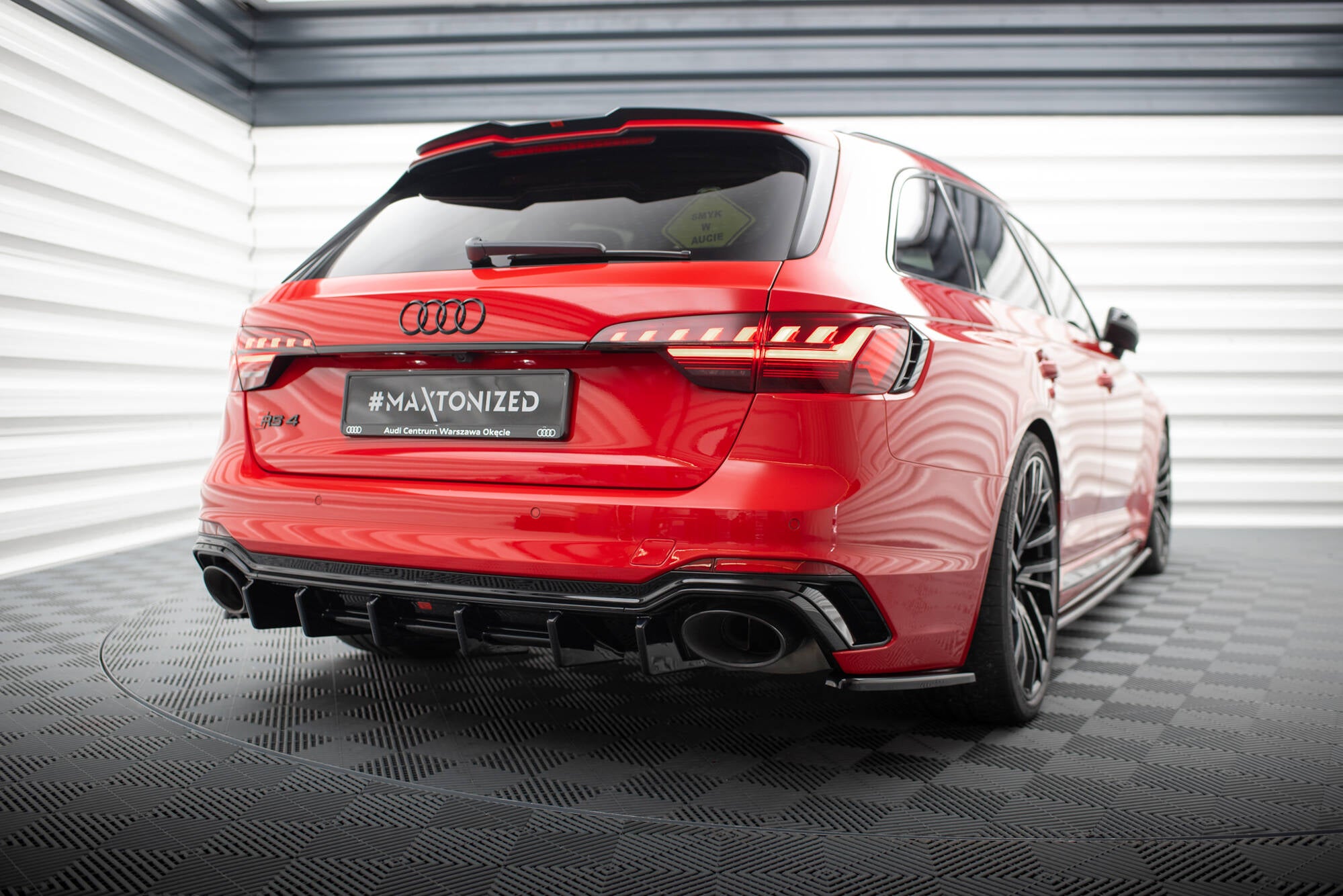 Rear valance audi rs4 b9 / b9 facelift