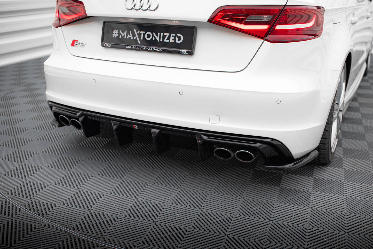 Rear valance audi s3 sportback 8v