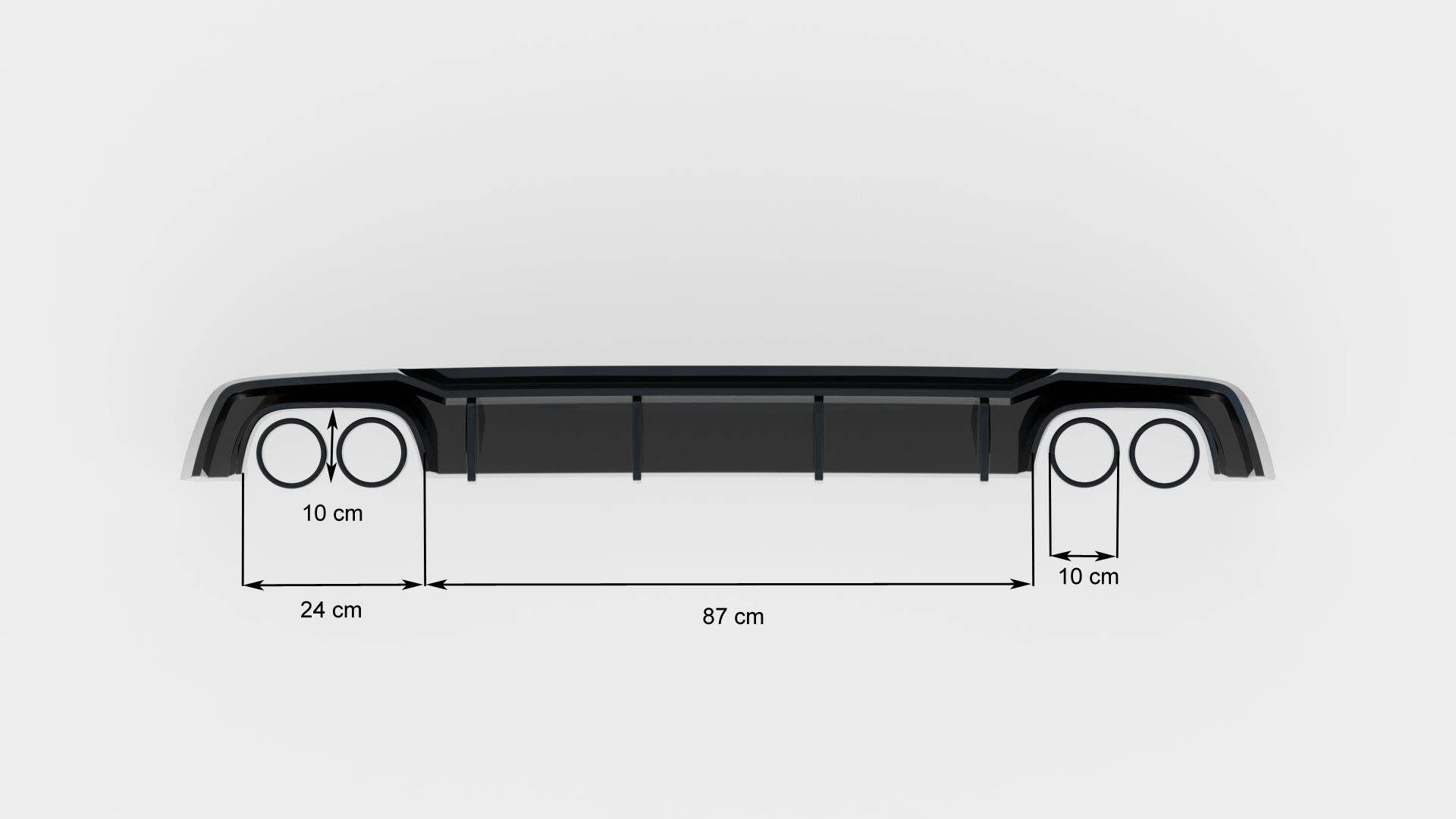 Bagerste Valance Audi S5 F5 Coupe / Sportback