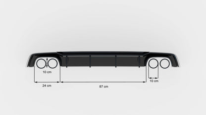 Rear valance audi s5 f5 coupe / sportback