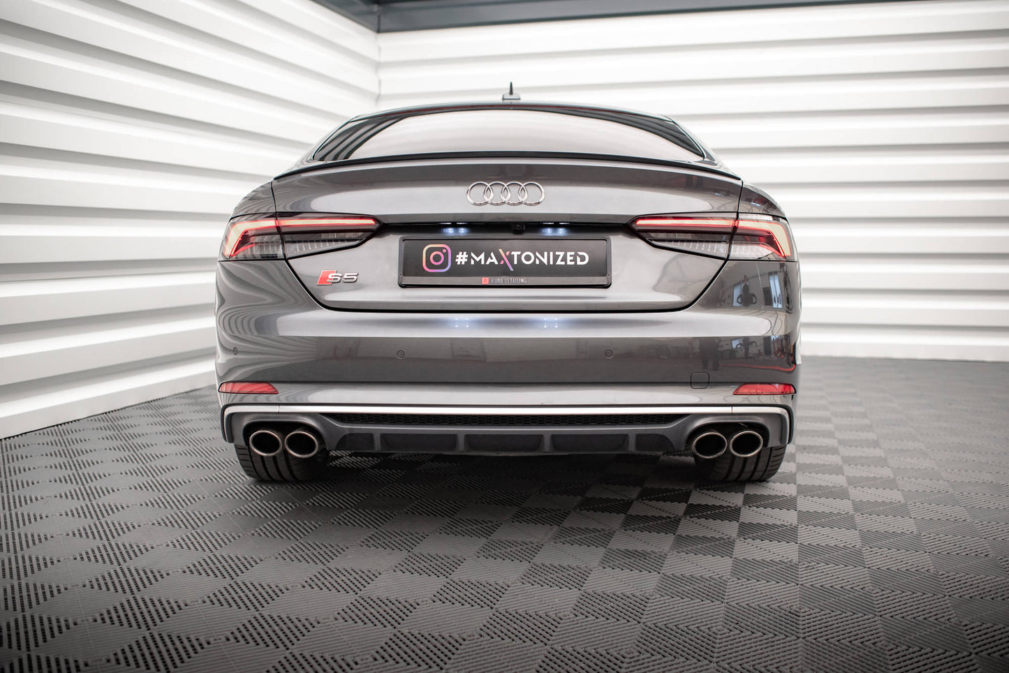 Rear valance audi s5 f5 coupe / sportback