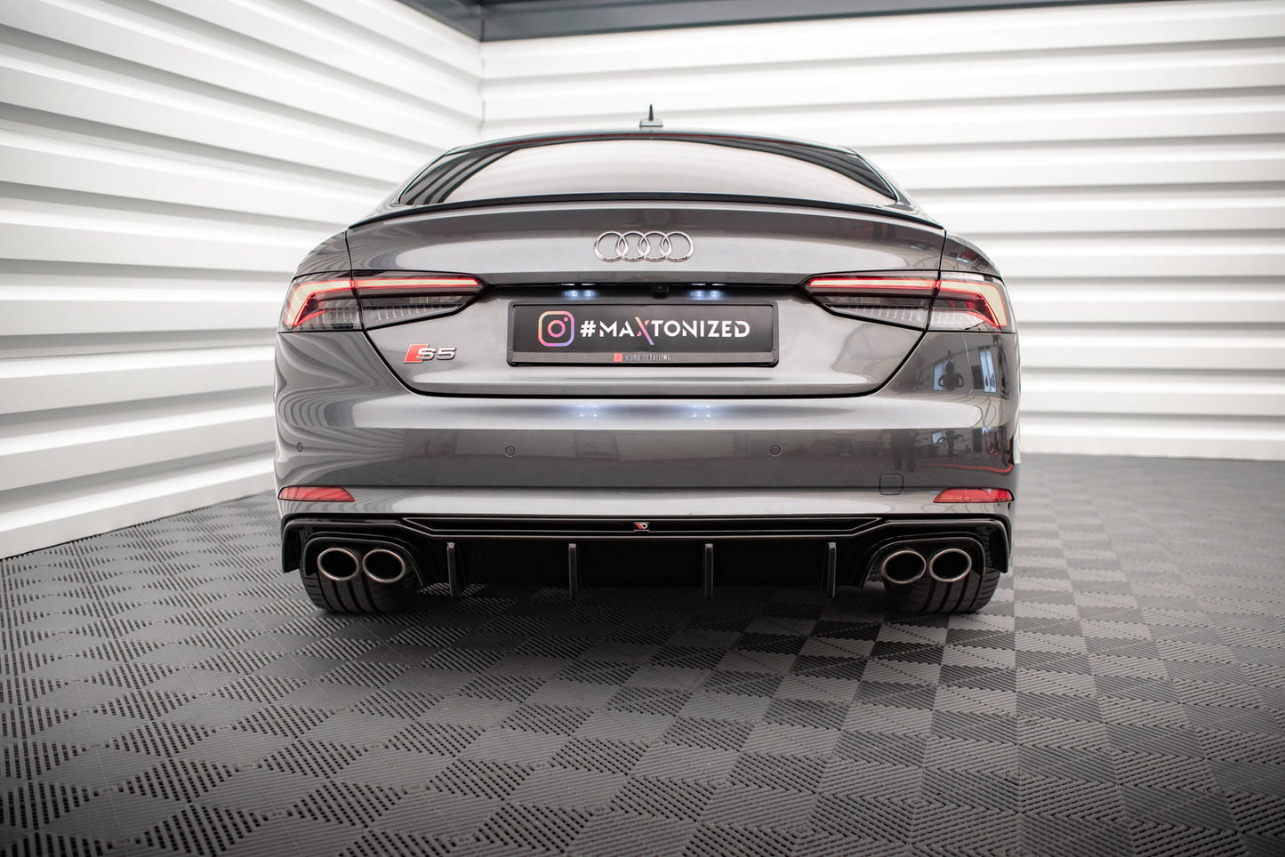 Rear valance audi s5 f5 coupe / sportback