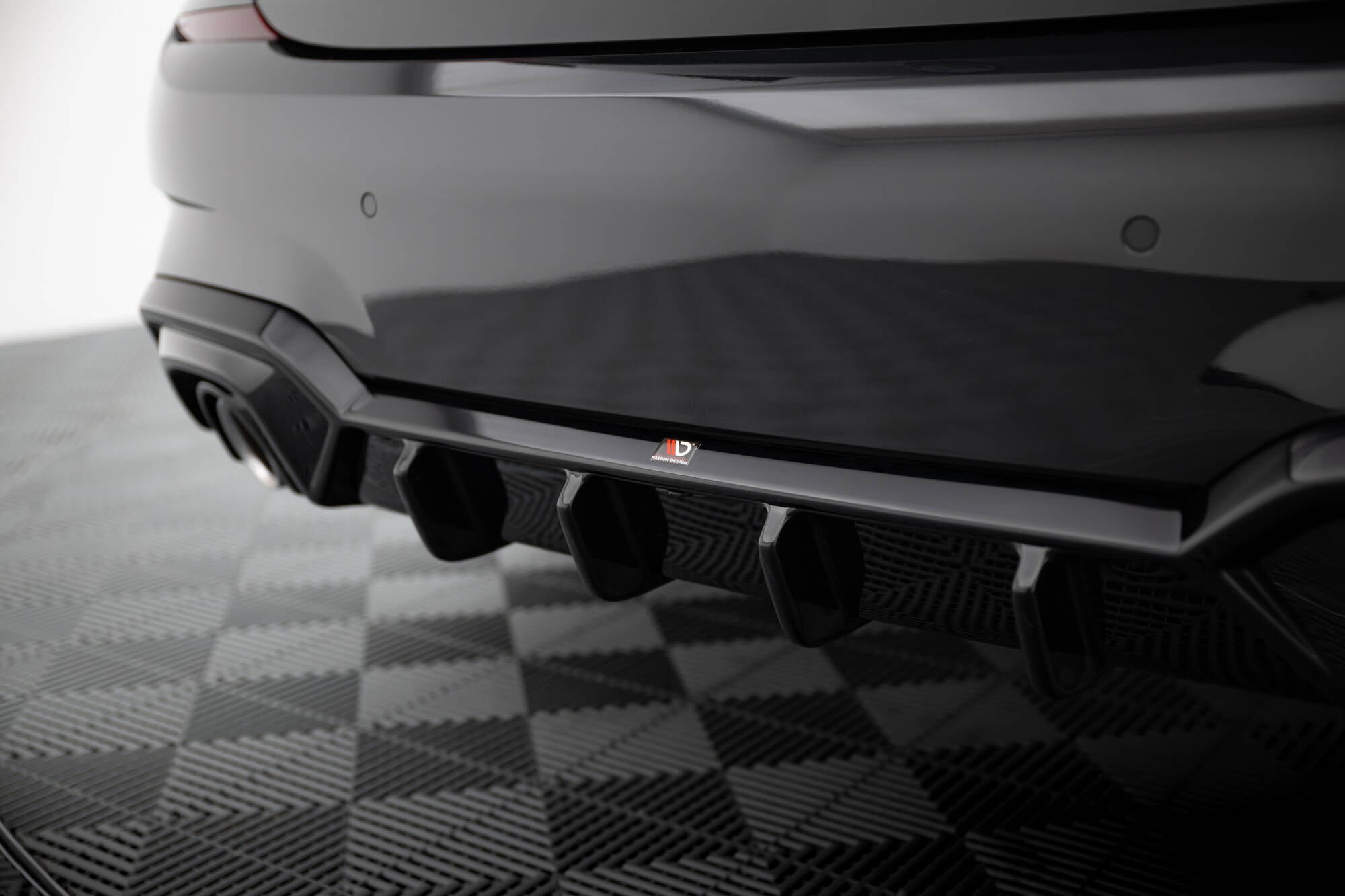 Bagerste Valance BMW 3 M-Pack G20 / G21 (passer til bil med trækstang)