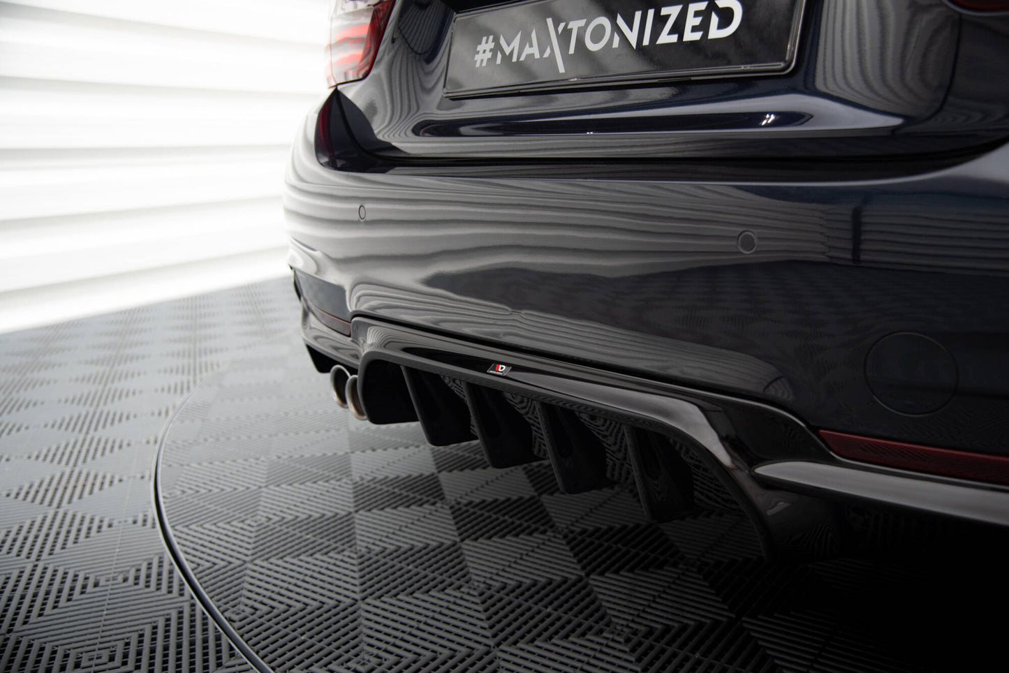 Rear valance bmw 4 coupe / gran coupe / cabrio m-pack f32 / f36 / f33 (version with exhaust on one side)