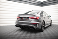 Rear valance + exhaust ends imitation audi a3 s-line sedan 8y