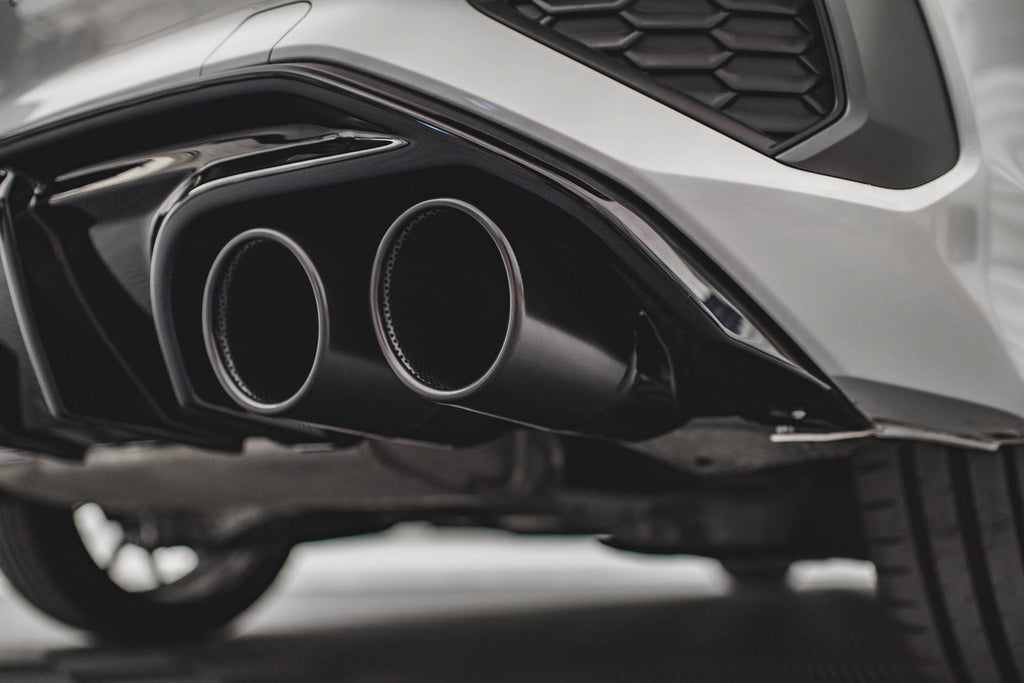 Rear valance + exhaust ends imitation audi a3 s-line sportback 8y