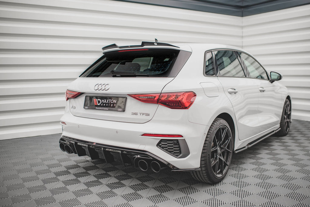 Rear valance + exhaust ends imitation audi a3 s-line sportback 8y