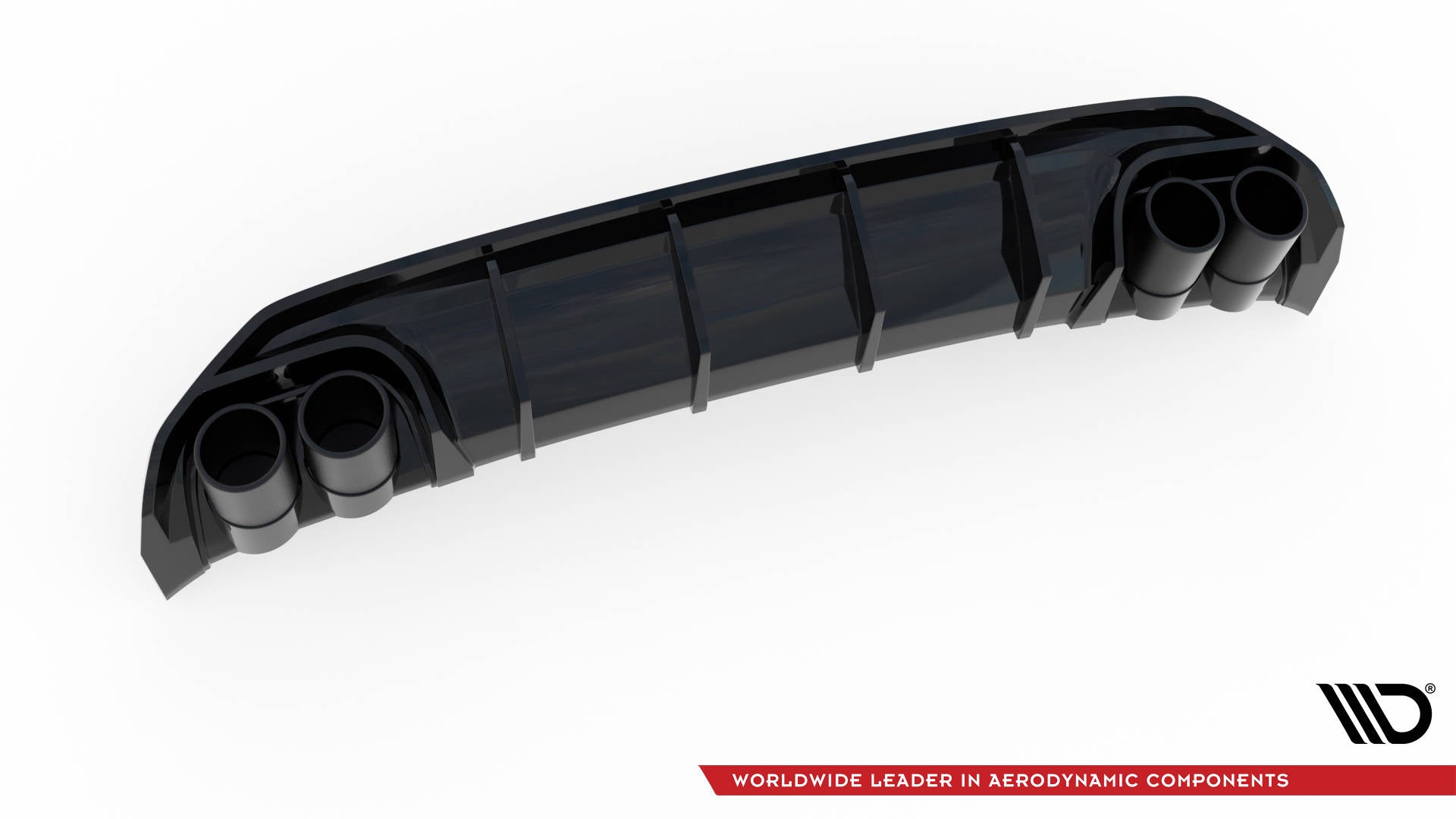 Rear valance + exhaust ends imitation audi a3 s-line sportback 8y
