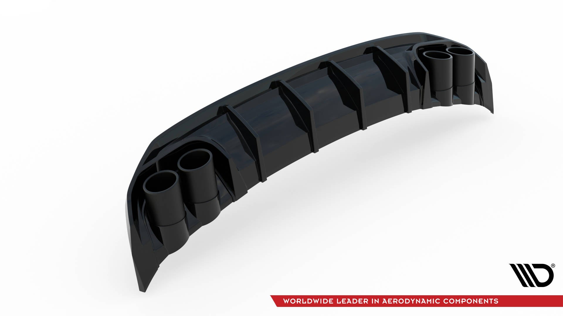 Rear valance + exhaust ends imitation audi a3 s-line sportback 8y