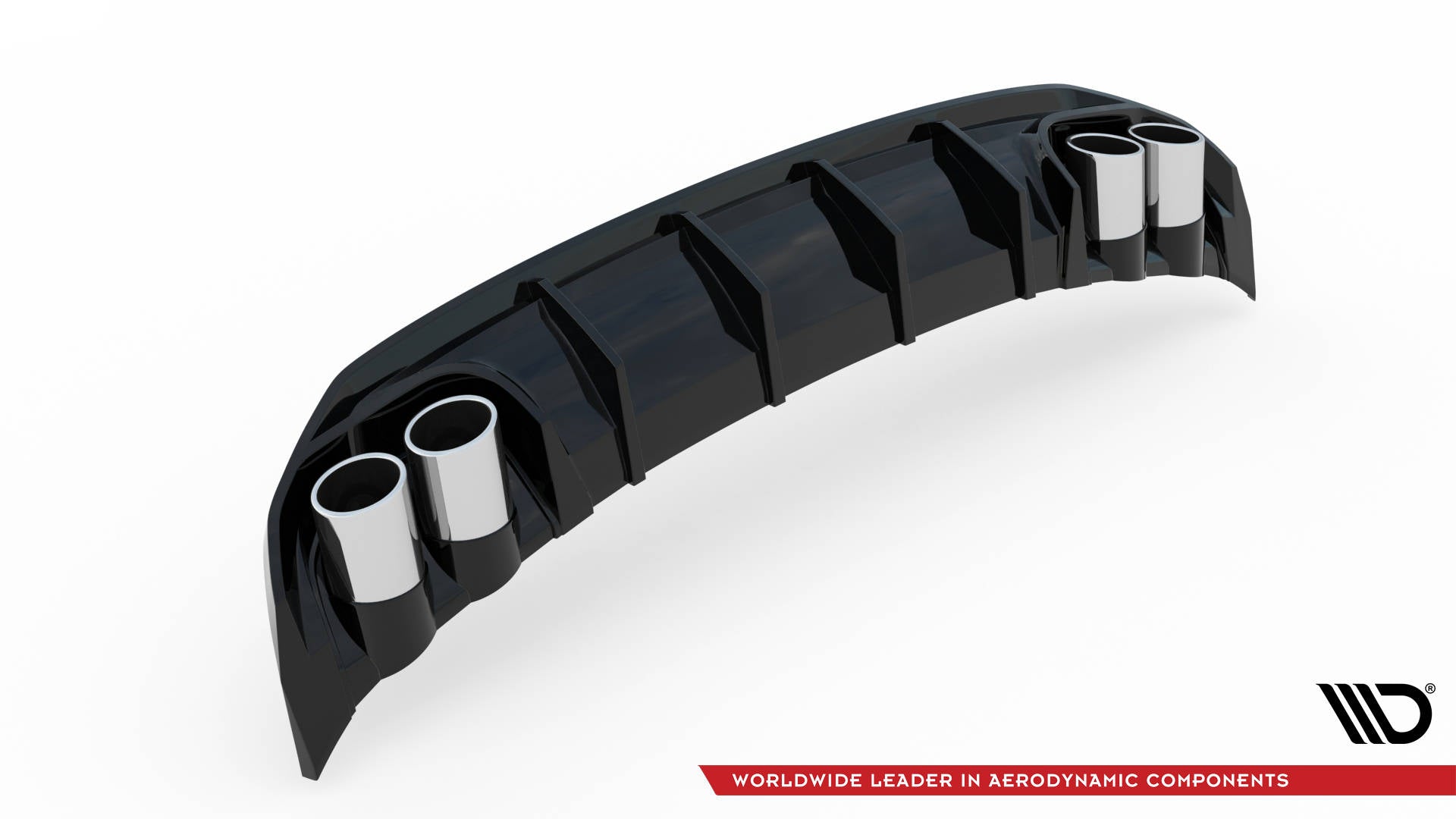 Rear valance + exhaust ends imitation audi a3 s-line sportback 8y