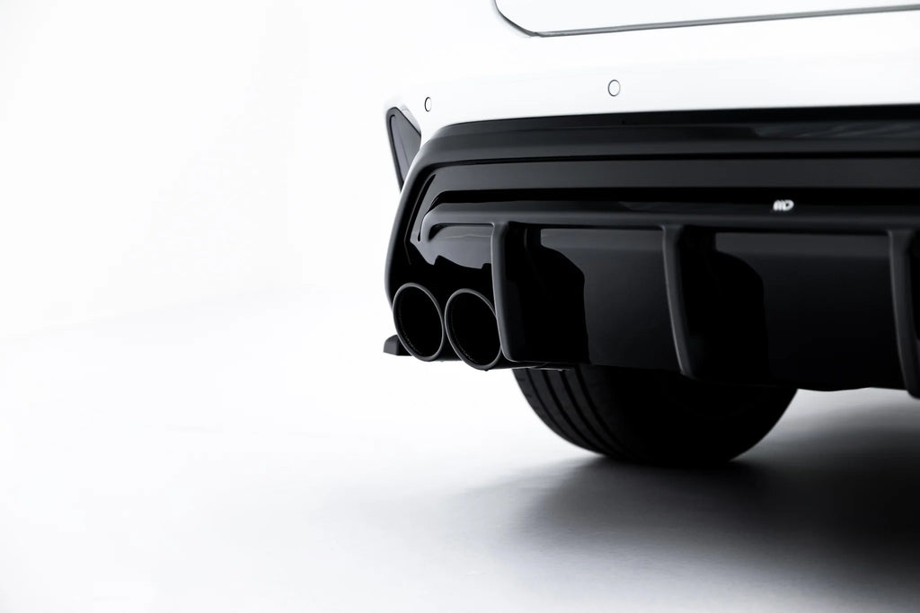 Rear valance + exhaust ends imitation audi a3 s-line sportback 8y facelift