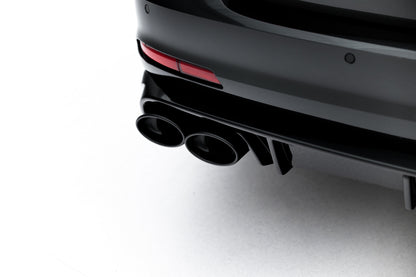 Rear valance + exhaust ends imitation audi a6 sedan / avant c8 / c8 facelift