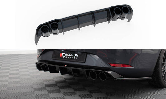 Rear valance + exhaust ends imitation seat leon st fr mk4